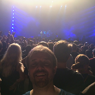 Concert selfie