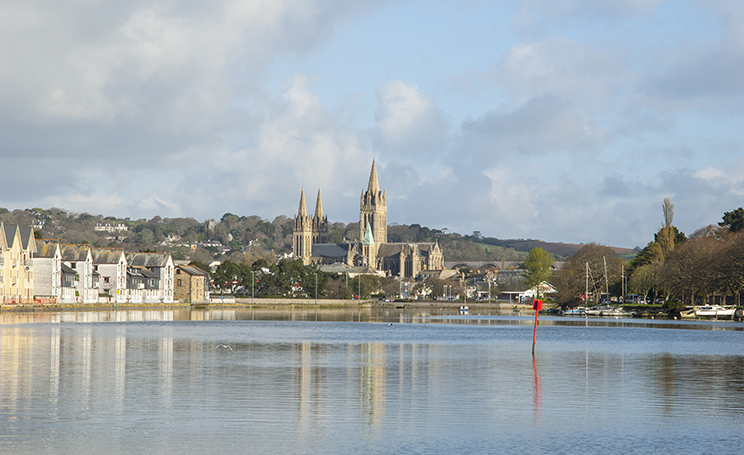 Truro River and Cathedral