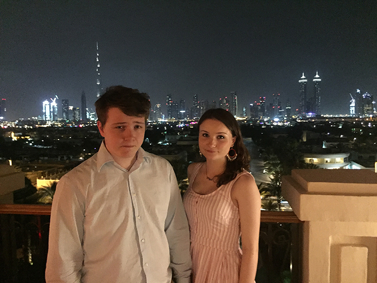 Edward and Verity, Mercury Lounge Dubai