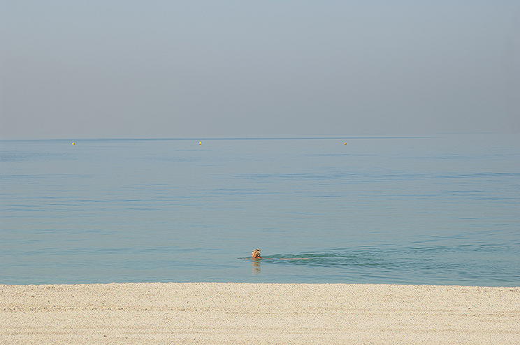 Swimmer on Jumeirah Beach