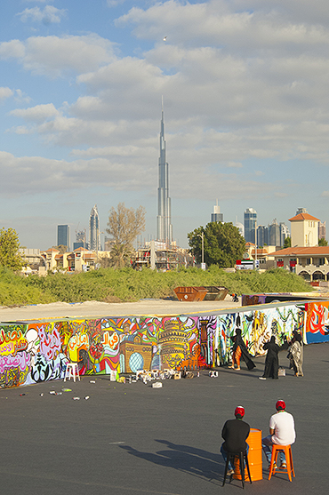 Dubai Grafitti Wall